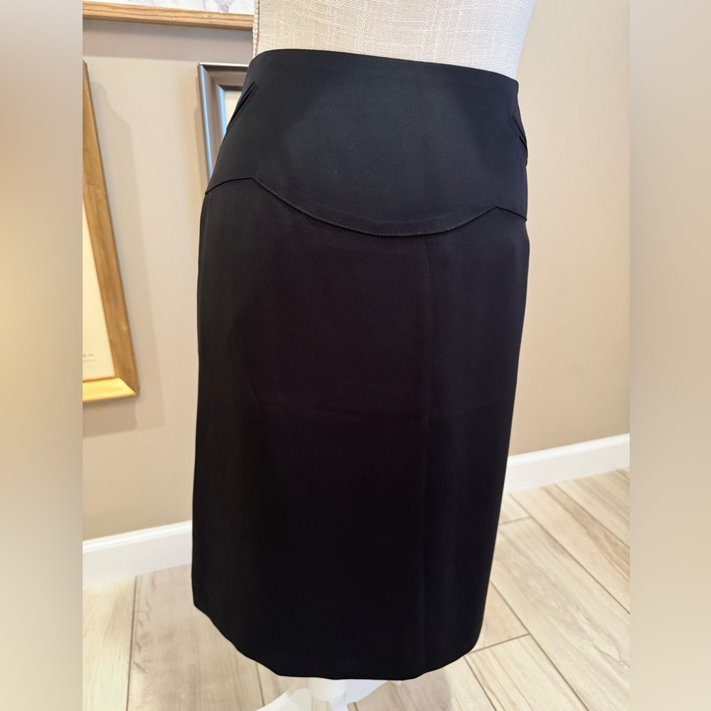 NWT! HARVE BENARD Black Pencil Skirt
